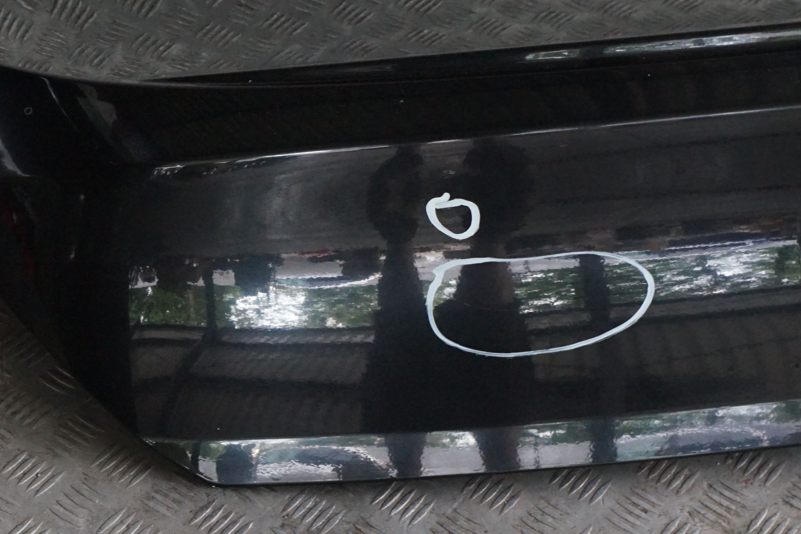 BMW 6 Series E63 Coupe Trunk Boot Lid Tailgate Black Sapphire Metallic - 475