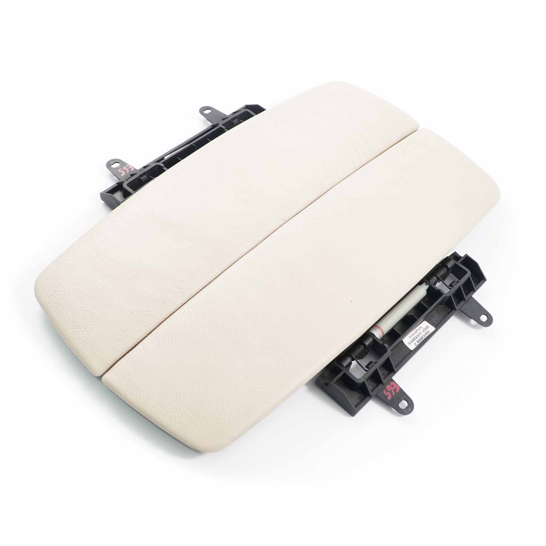 Armrest Cover Set BMW E65 E66 E67 Centre Console Panel Leather Cream Beige