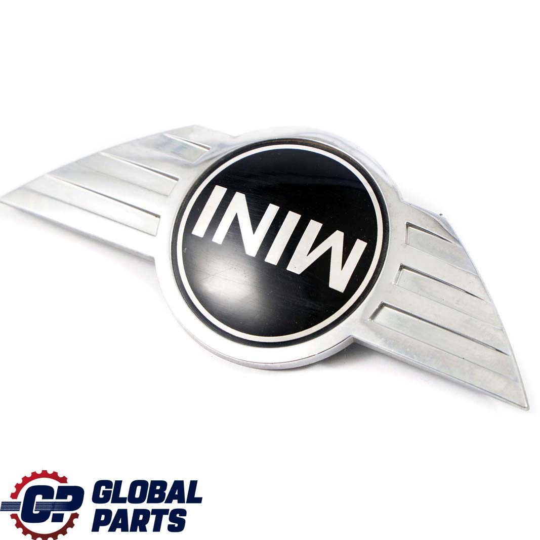 Mini Cooper One R50 R53 R56 Logo Badge Rear Hatch Deck Lid Emblem Chrome 7026186