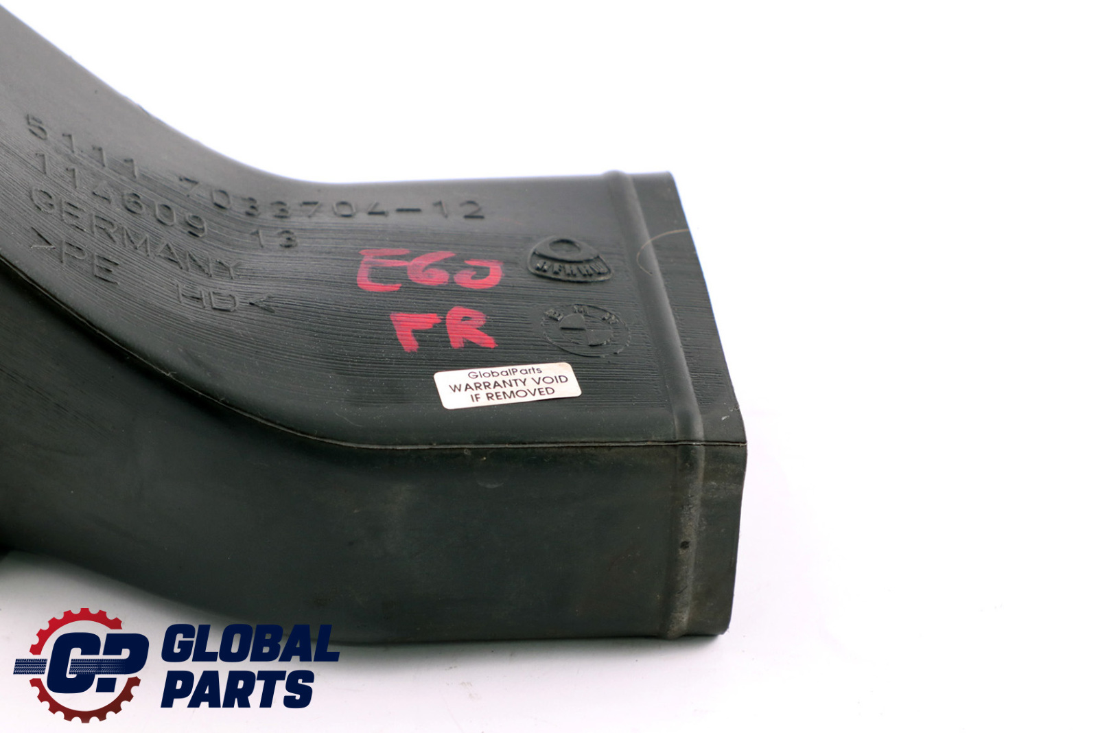 BMW 5 Series E60 E61 Front Right Brake Air Duck O/S 7033704