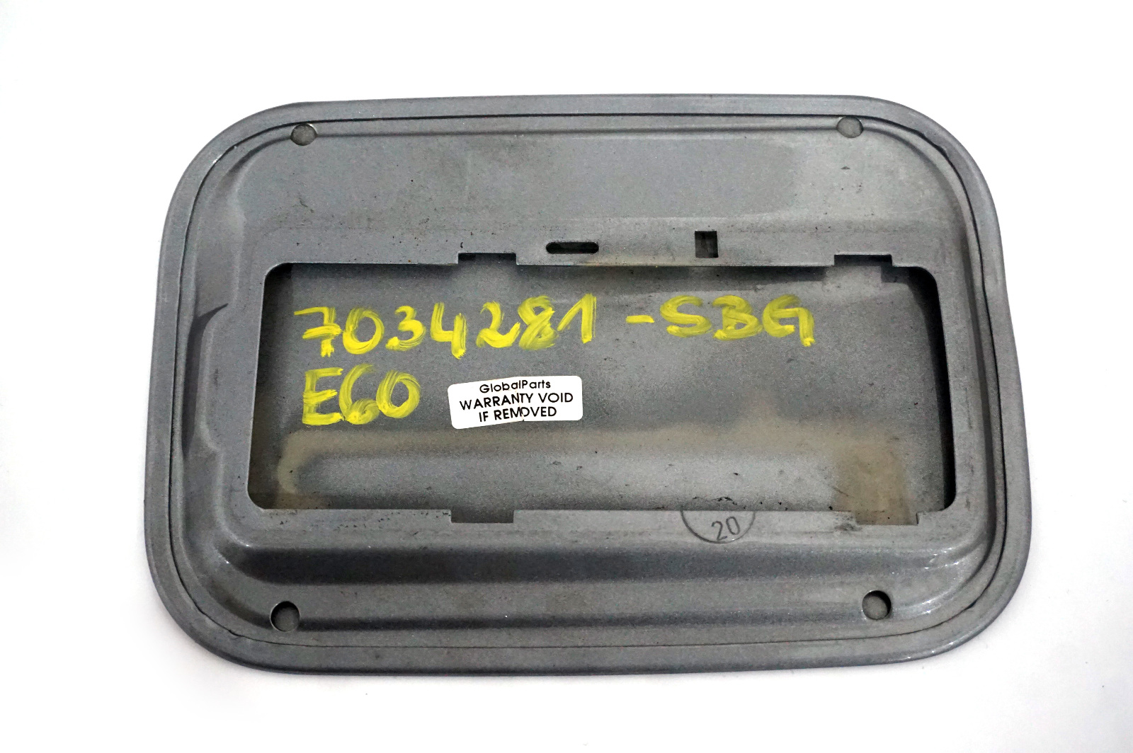 *BMW 5 er E60 E61 LCI Einfüllklappe Deckel Silber Grau 7034281