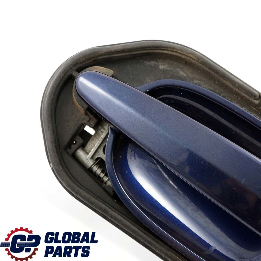 BMW 5 Series E60 E61 1 Rear Right Grab Handle O/S Tiefseeblau Deep Sea Blue A76