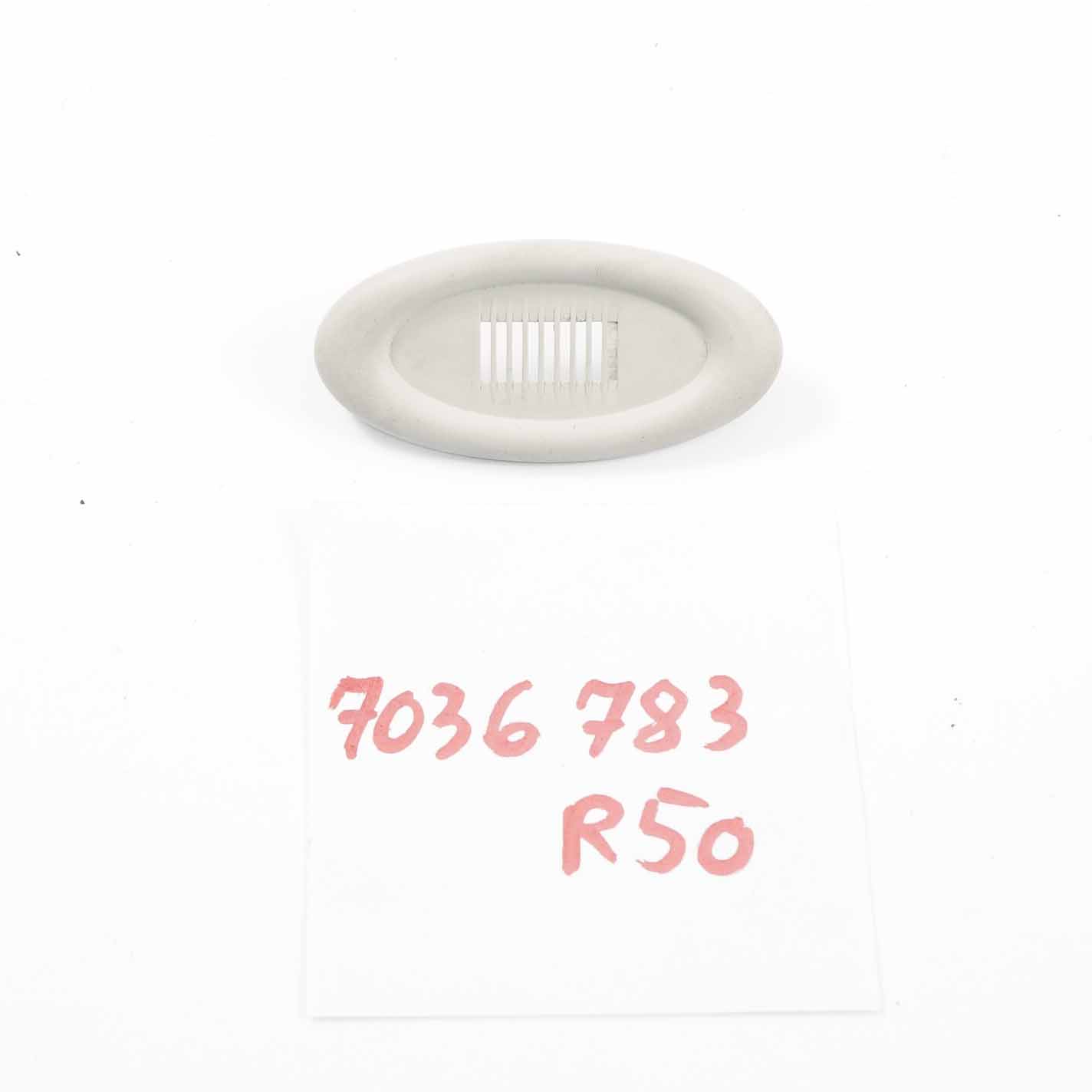 Mini R50 R53 Zierblende Dachhimmel Mikrofon Horizon Grey 7036783