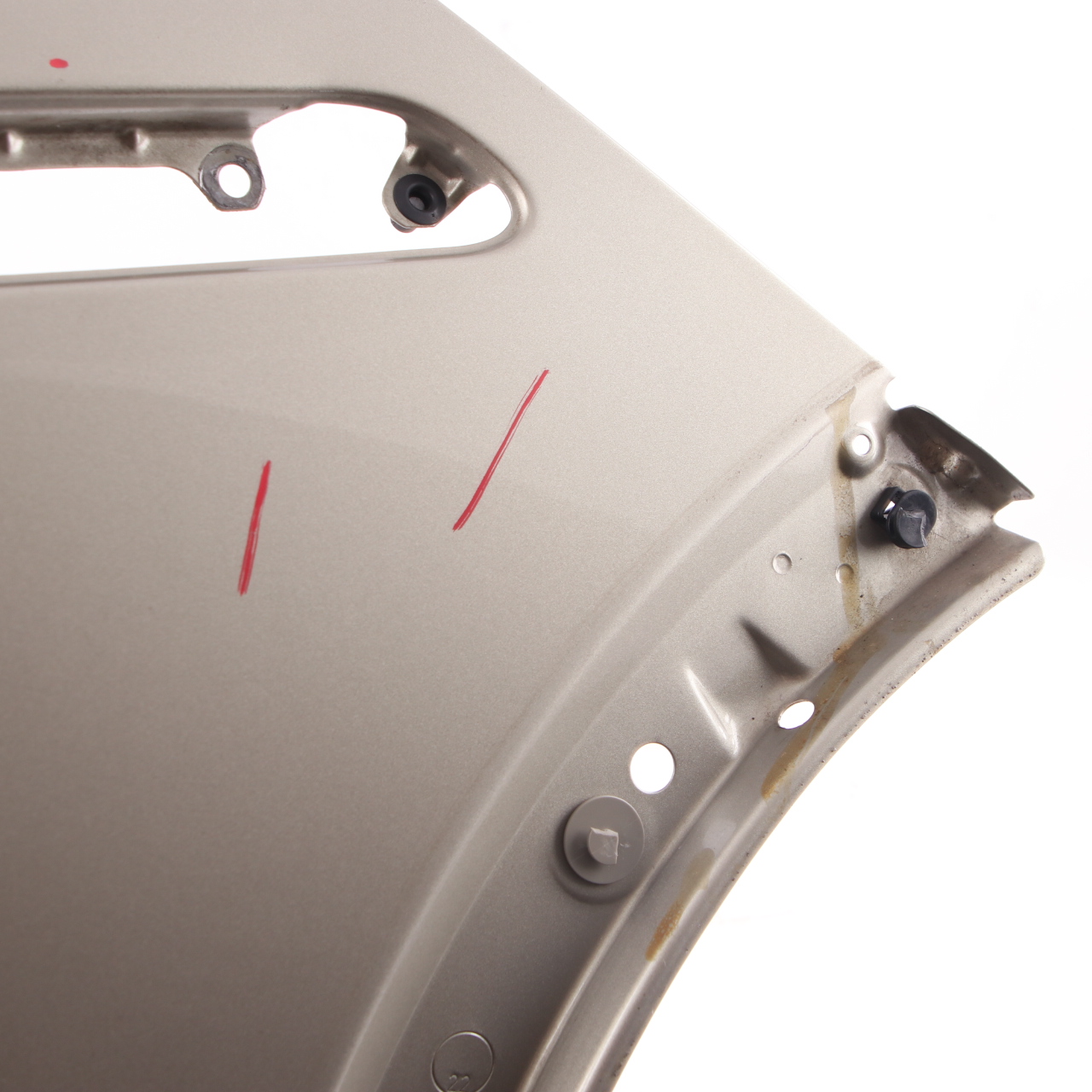 Side Panel Mini R50 R52 R53 Front Right O/S Fender Wing Sparkling Silver - A60