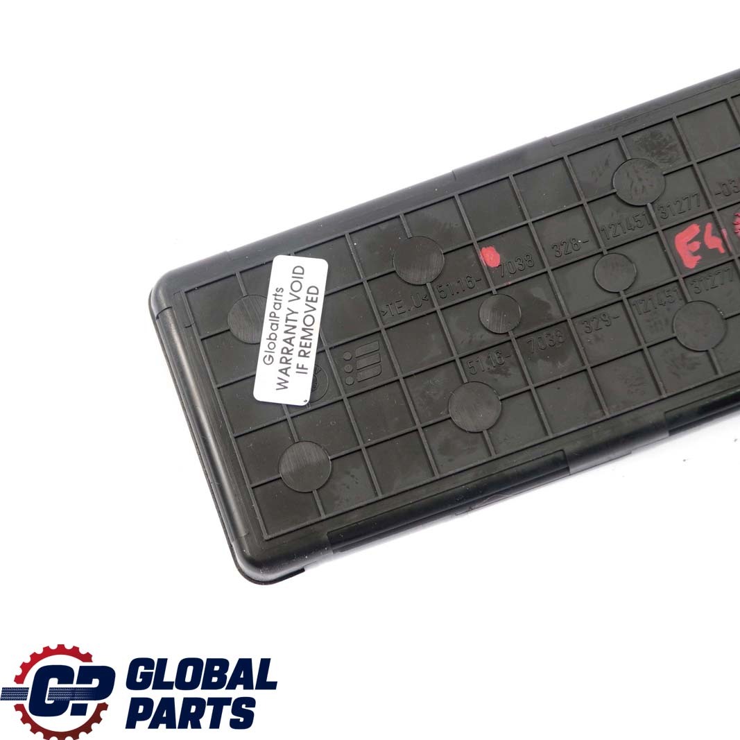 BMW 3 Series E46 Centre Console Rubber Storage Tray Insert Mat 7038328