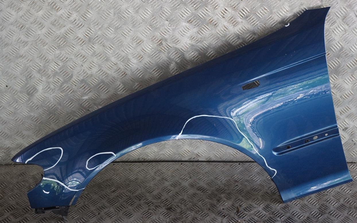 BMW 3 Series E46 Front Left N/S Side Panel Fender Wing Topasblau Blue - 364