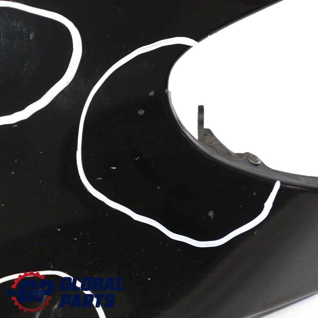 BMW 3 E46 Saloon Touring Front Right O/S Side Panel Fender Wing Schwarz 2 Black