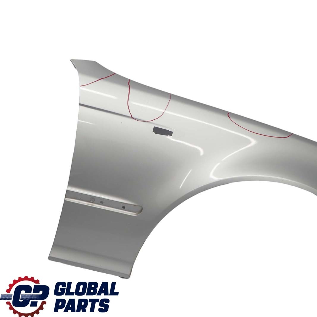 BMW E46 Saloon Touring Front Right O/S Side Panel Fender Wing Titansilber - 354