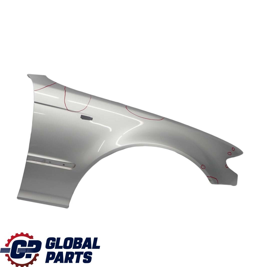 BMW E46 Saloon Touring Front Right O/S Side Panel Fender Wing Titansilber - 354