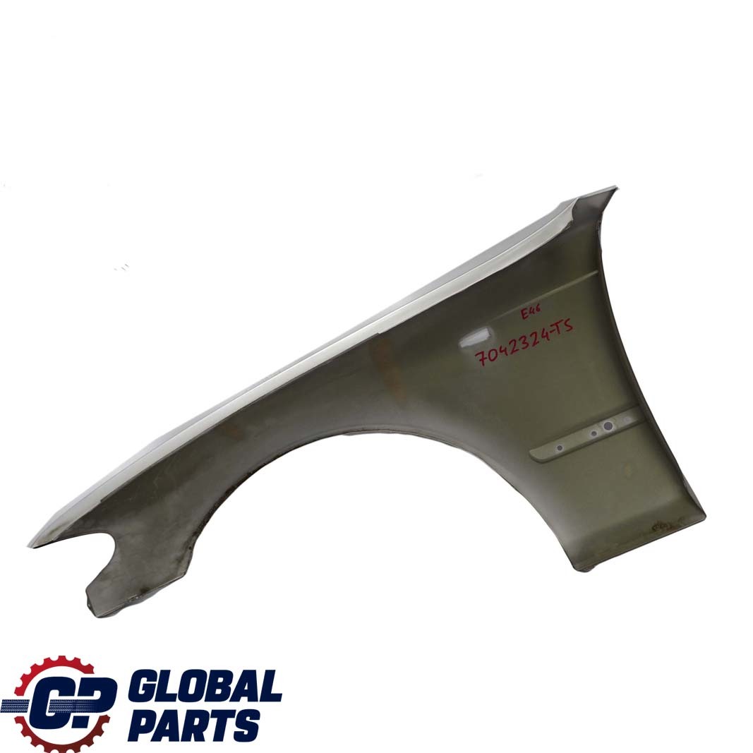 BMW E46 Saloon Touring Front Right O/S Side Panel Fender Wing Titansilber - 354