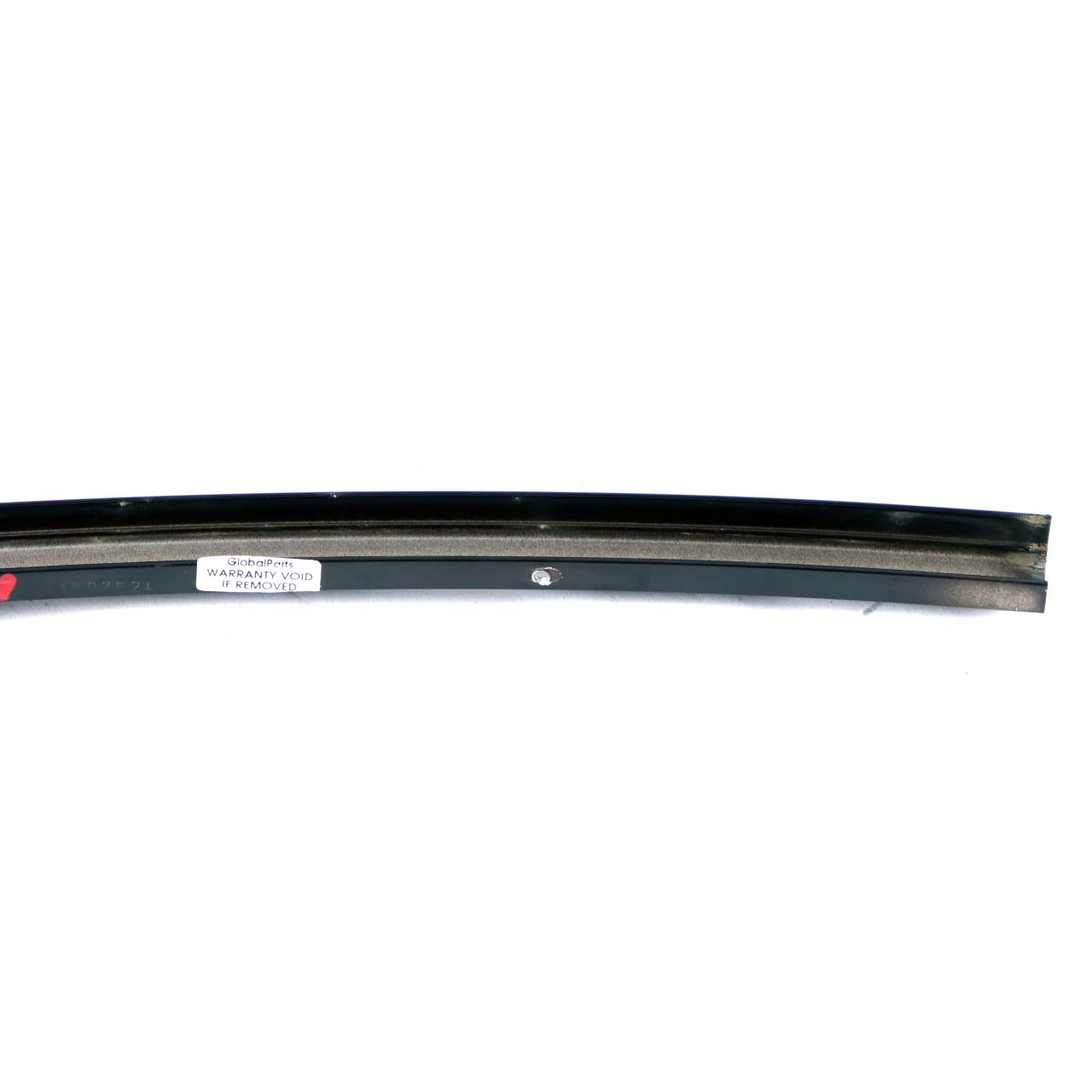 BMW 5 Series E61 LCI Window Guide Web Cover Left N/S Rear Door Black Matt