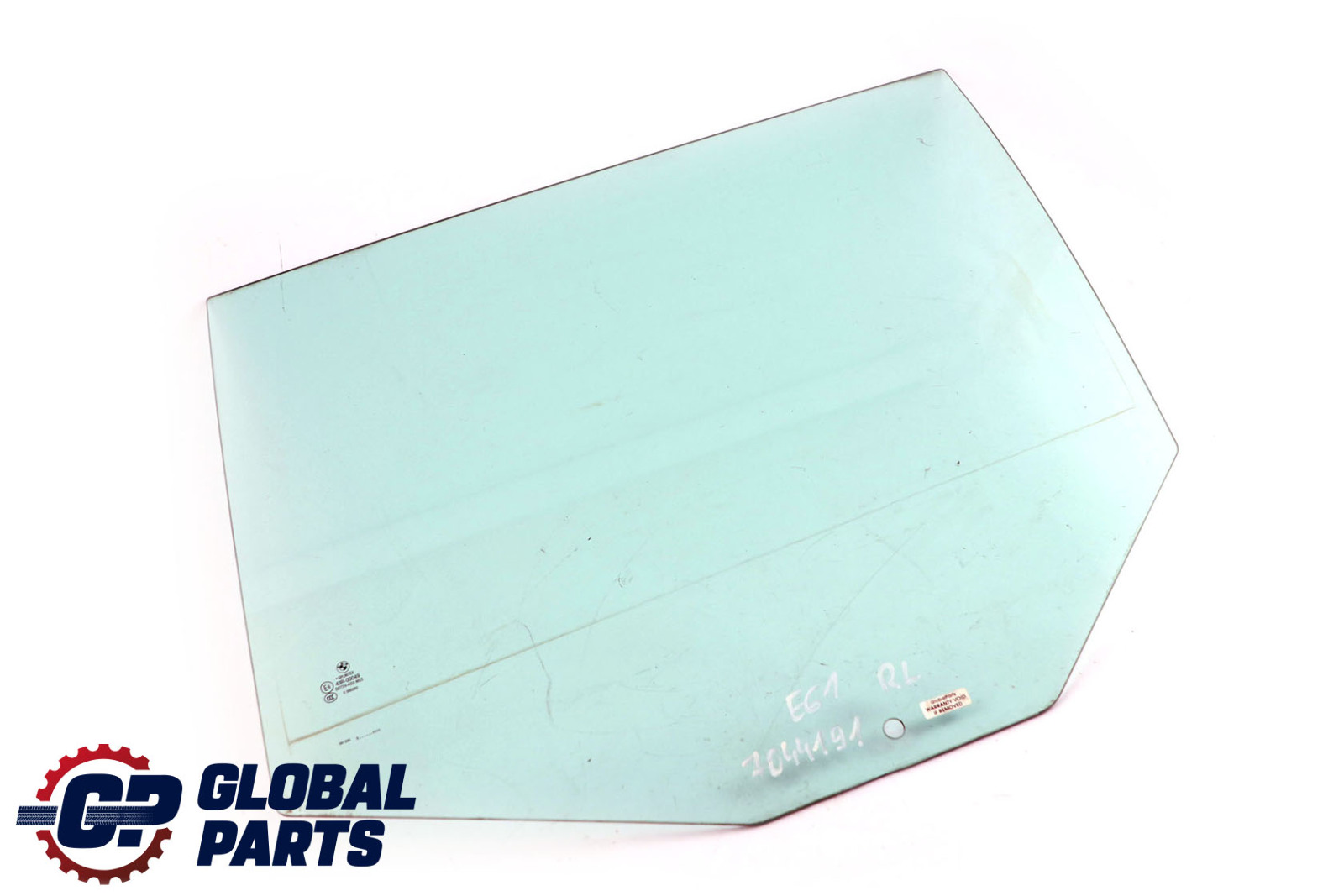 BMW 5 Series E61 Touring Estate Side Window Green Glass Door Rear Left N/S