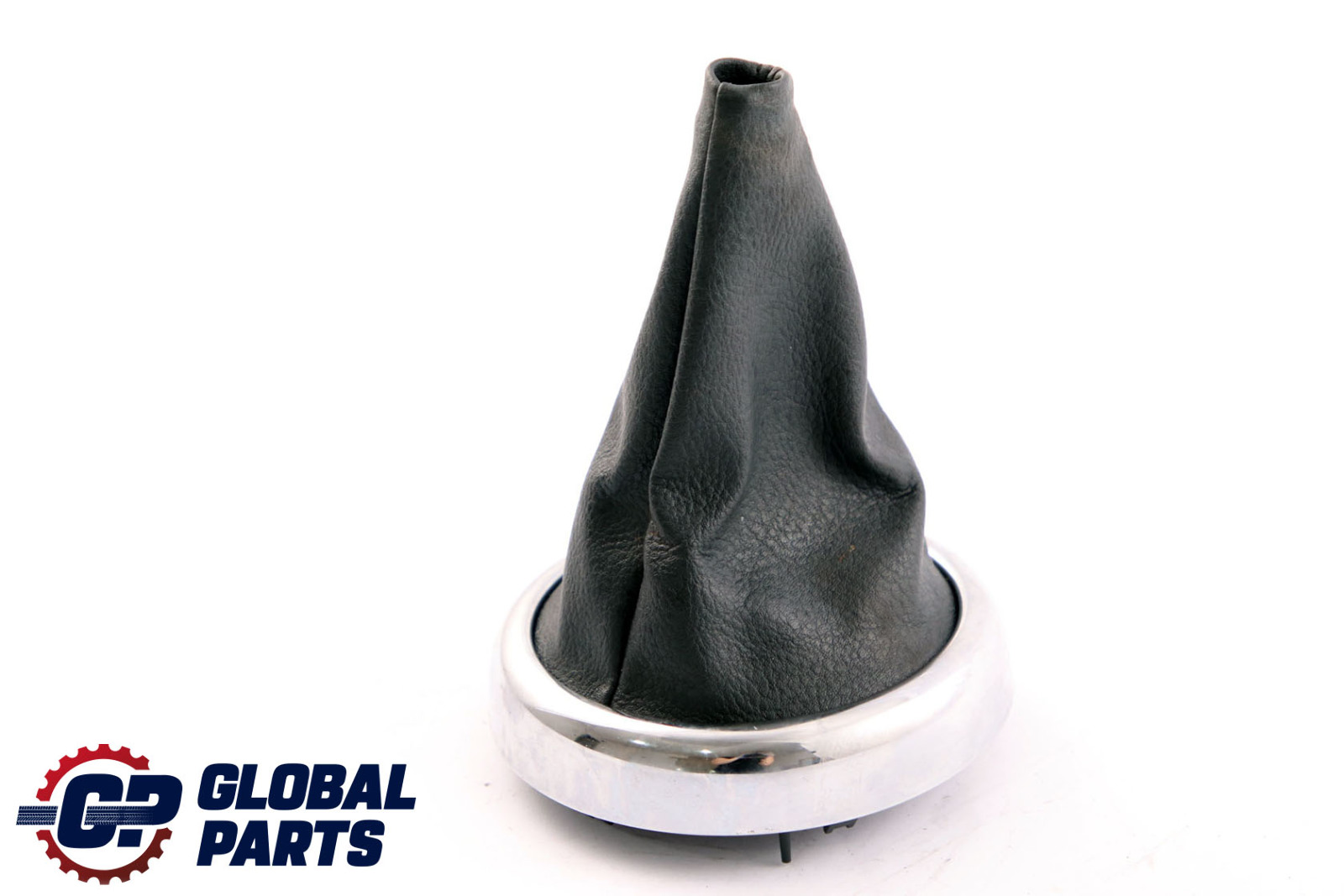 Mini Cooper R50 R52 Trim Ring Silver Gearshift Lever Boot Panther Black 7052157