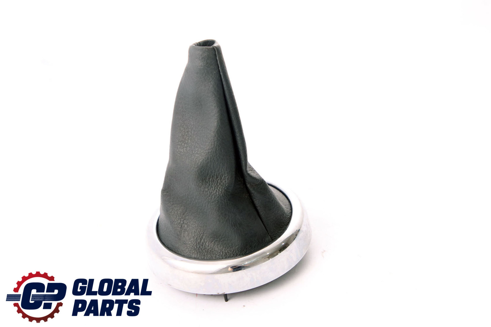 Mini Cooper R50 R52 Trim Ring Silver Gearshift Lever Boot Panther Black 7052157