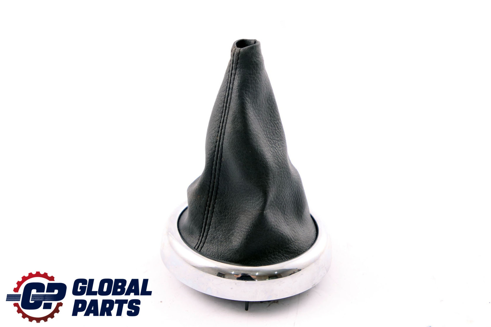 Mini Cooper R50 R52 Trim Ring Silver Gearshift Lever Boot Panther Black 7052157