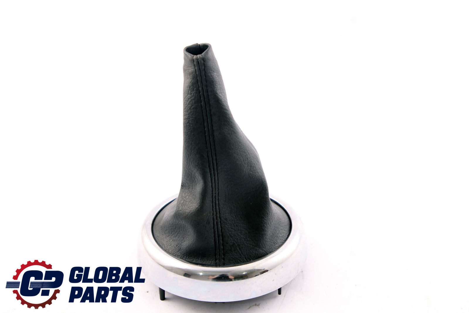 Mini Cooper R50 R52 Trim Ring Silver Gearshift Lever Boot Panther Black 7052157