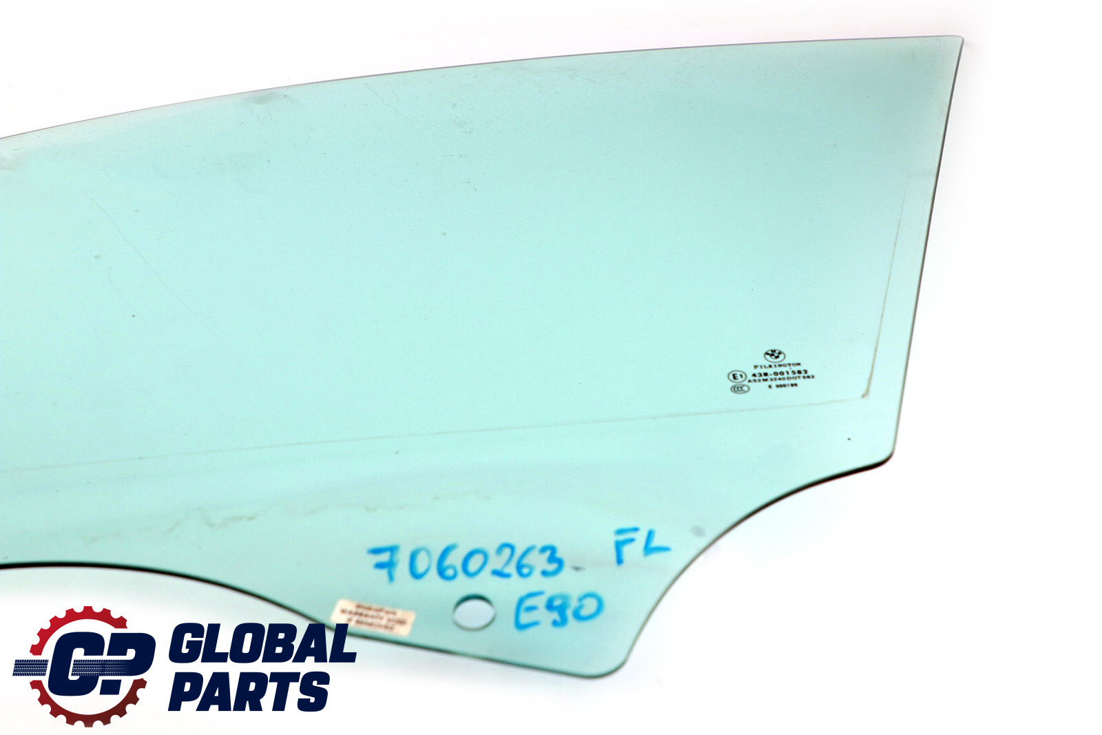 BMW 3 Series E90 E91 Front Left Door N/S Window Glass AS2 Green