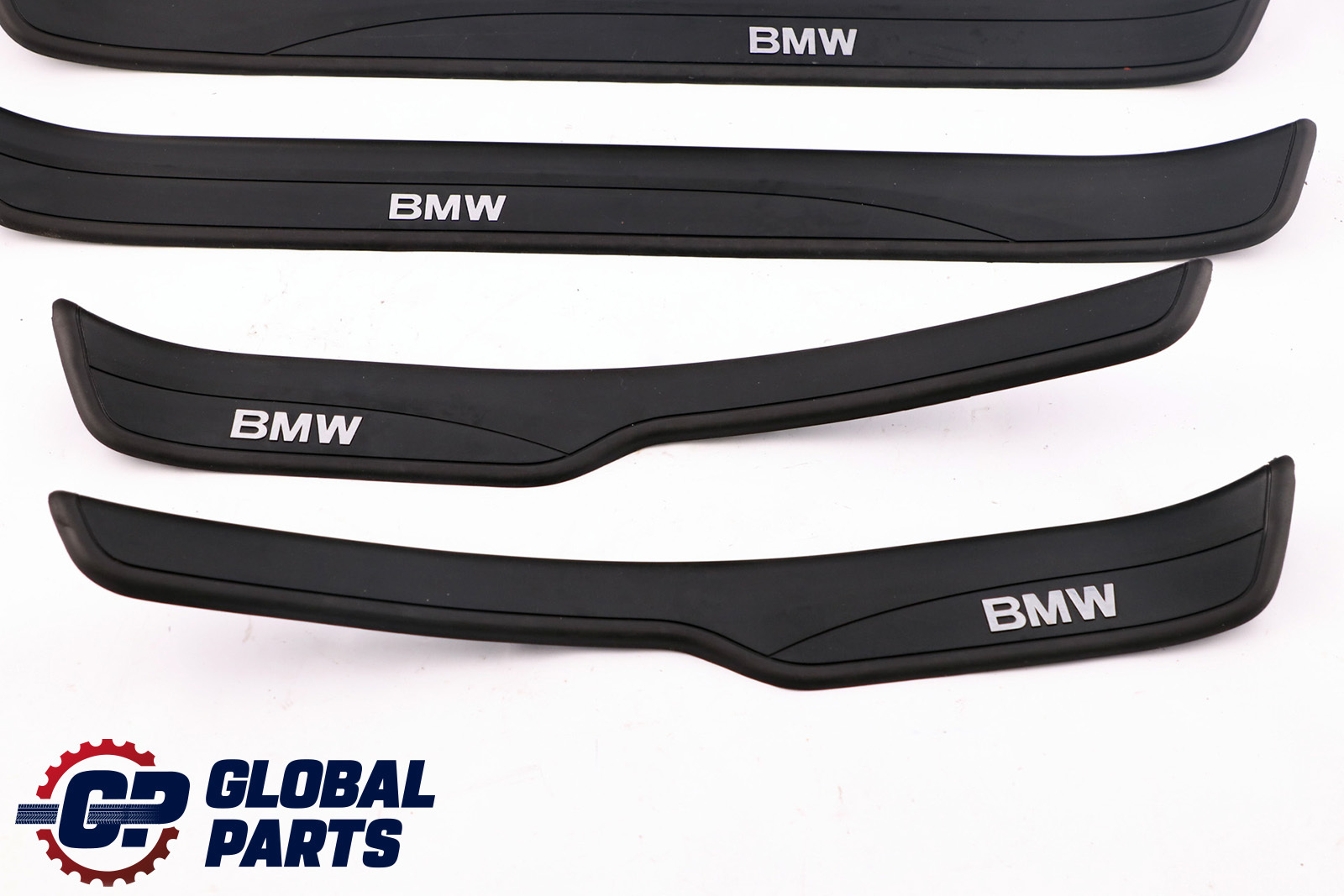 BMW 3 Series E90 E91 LCI Set Entrance Door Cover Trim Sill Strip Black