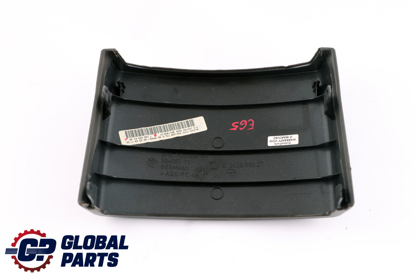 *BMW 7 er E65 E66 Blende Mittelkonsole Hinten Basaltgrau Grau 7045598