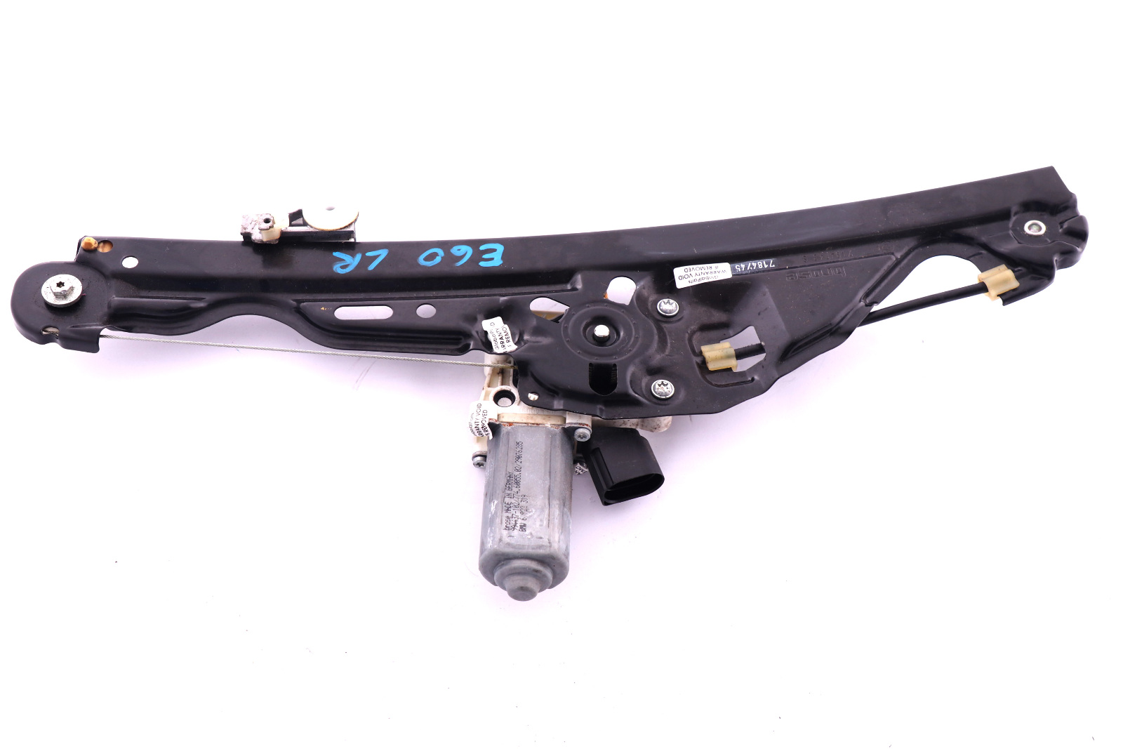 BMW E60 E61 Window Regulator Lifter With Motor Rear Left N/S 7075673