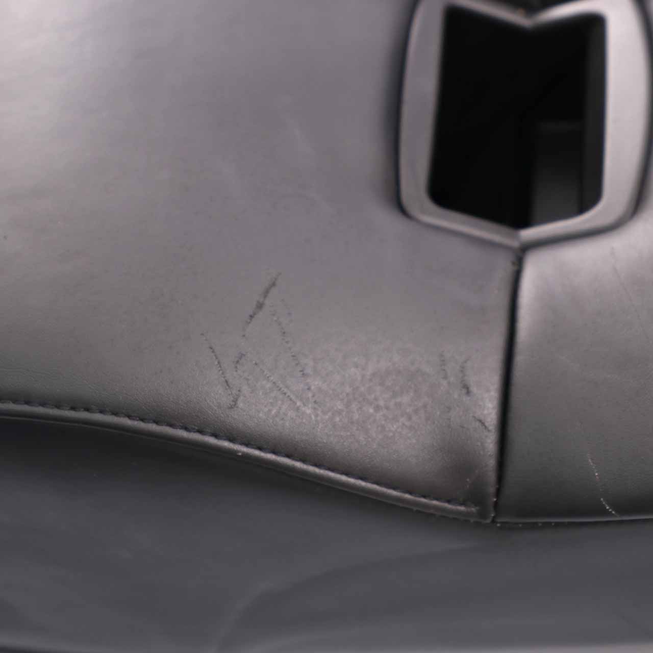 BMW E60 Rücksitz Lehne Mittelarmlehne Ablage Tassenhalter Schwarz Leder Nappa