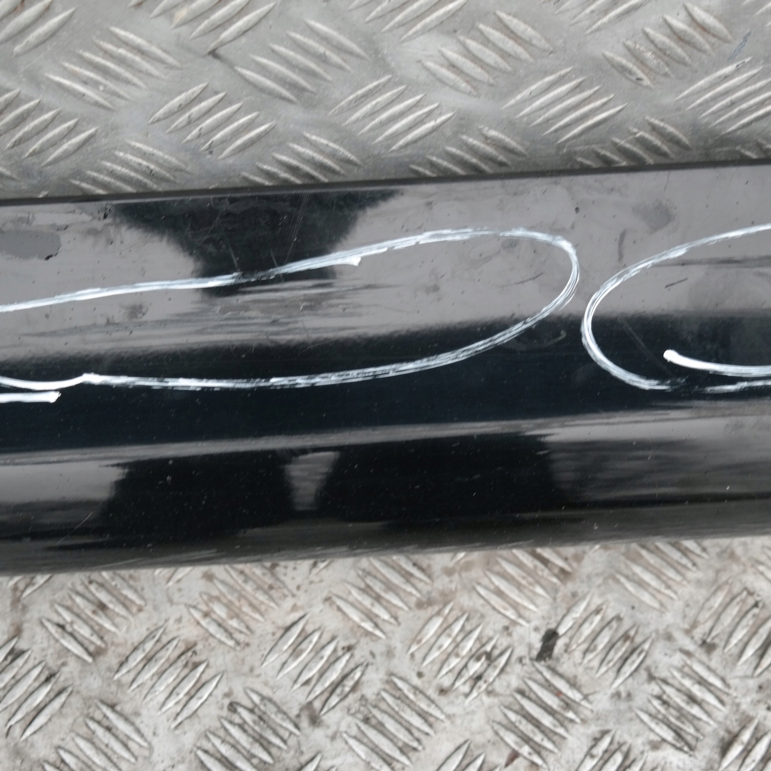 BMW 3 SERIES 2 E90 E91 Sill Strip Side Skirt Left N/S Schwarz Black 2