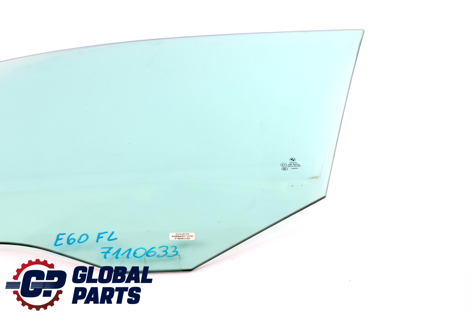 BMW 5 Series E60 E61 N/S Front Left Door Window Glass Green AS2 7110633