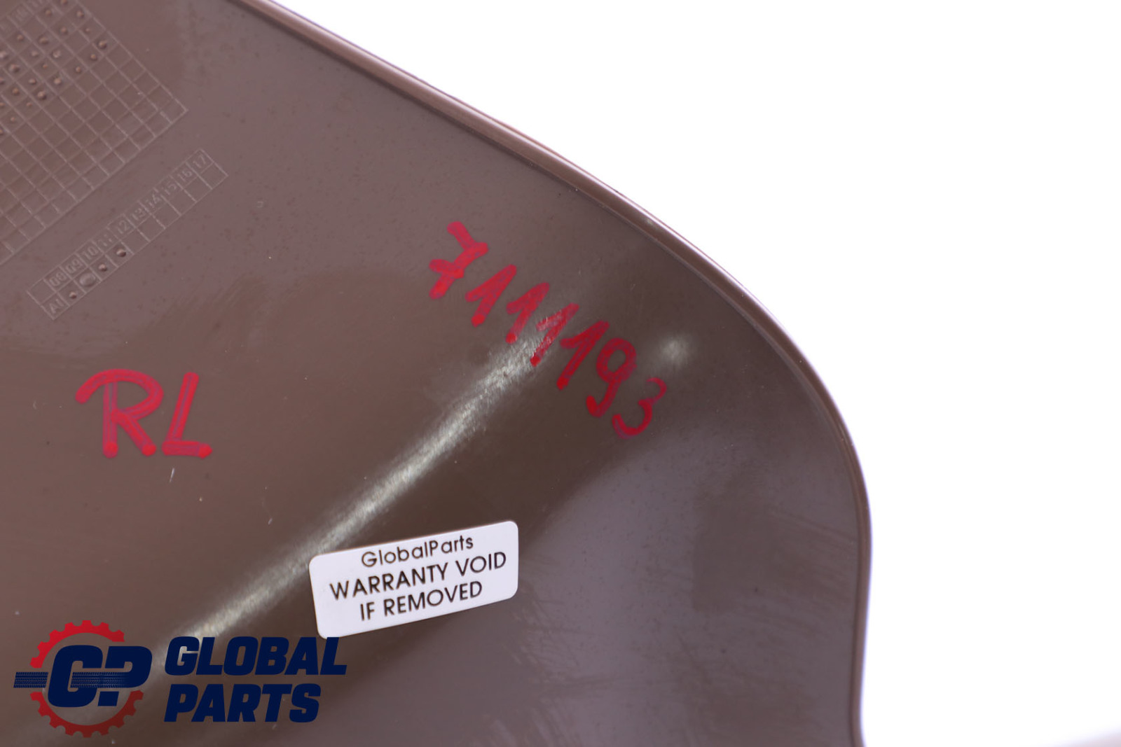 BMW 5 Series E60 E61 LCI Cover Strip Entrance Inner Rear Left N/S Brown 7025009