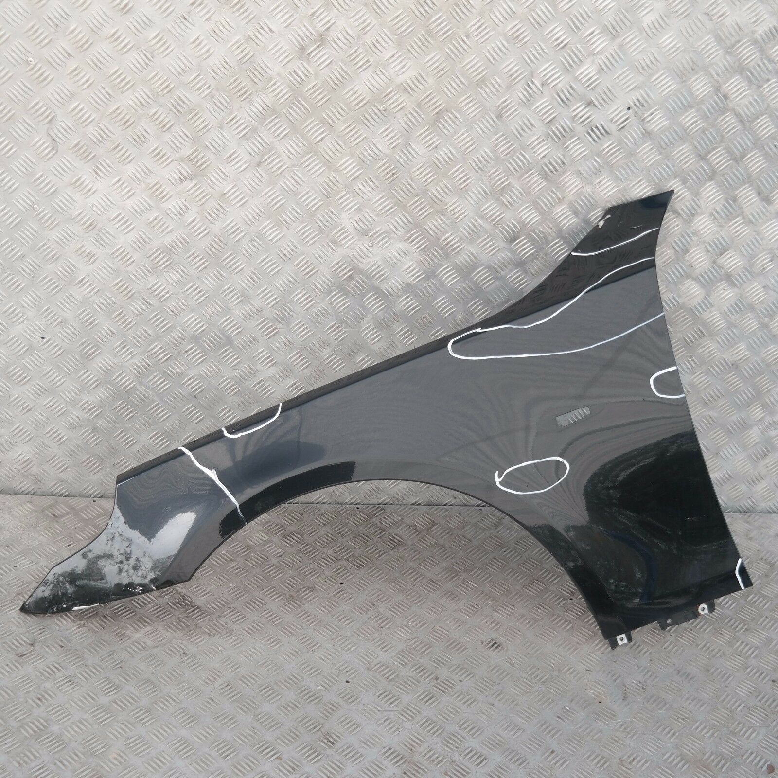 BMW 5 Series E60 E61 Front Left N/S Wing Fender Side Panel Black Sapphire 475