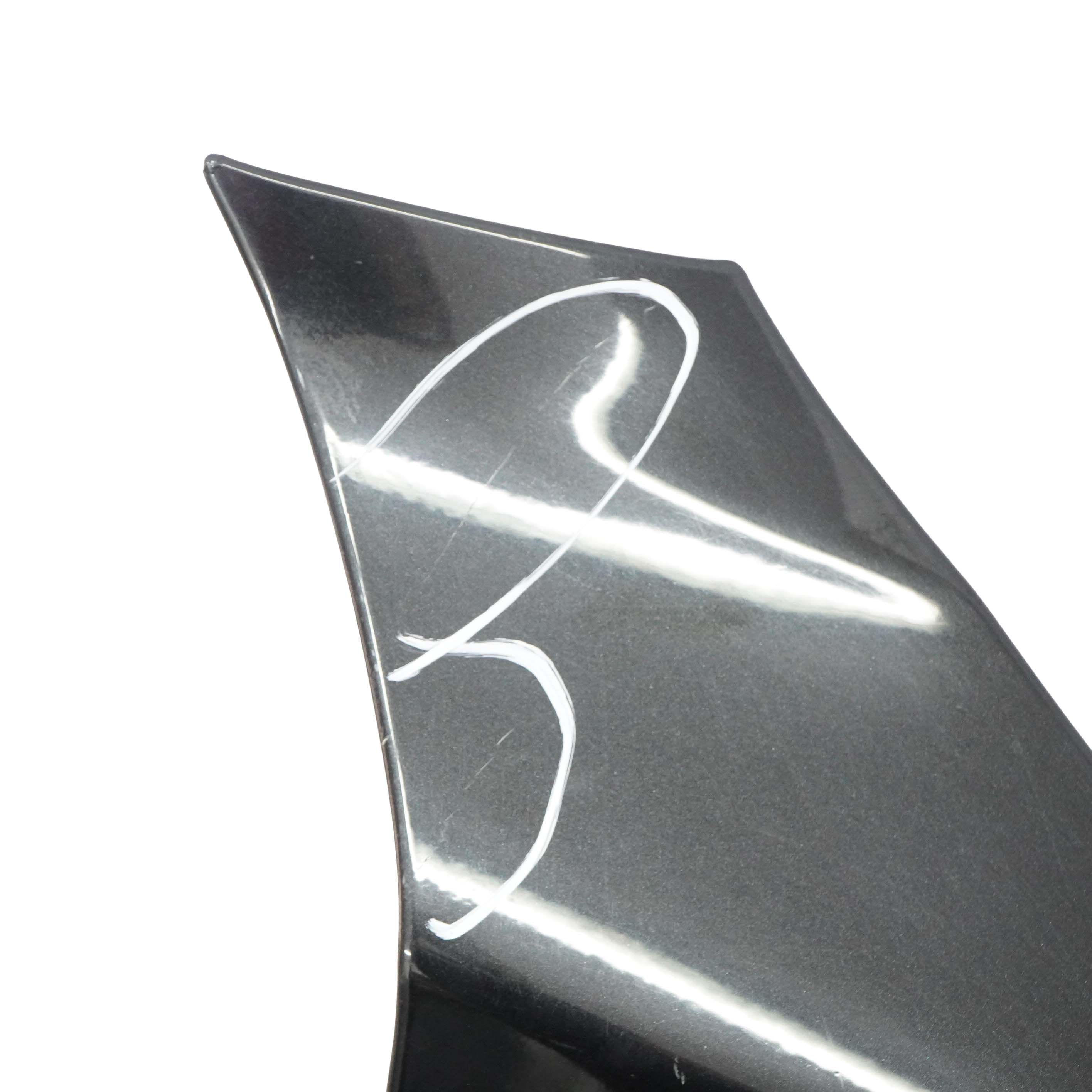 £BMW E60 Side Wing Panel Fender Front Right O/S Black Sapphire Metallic - 475