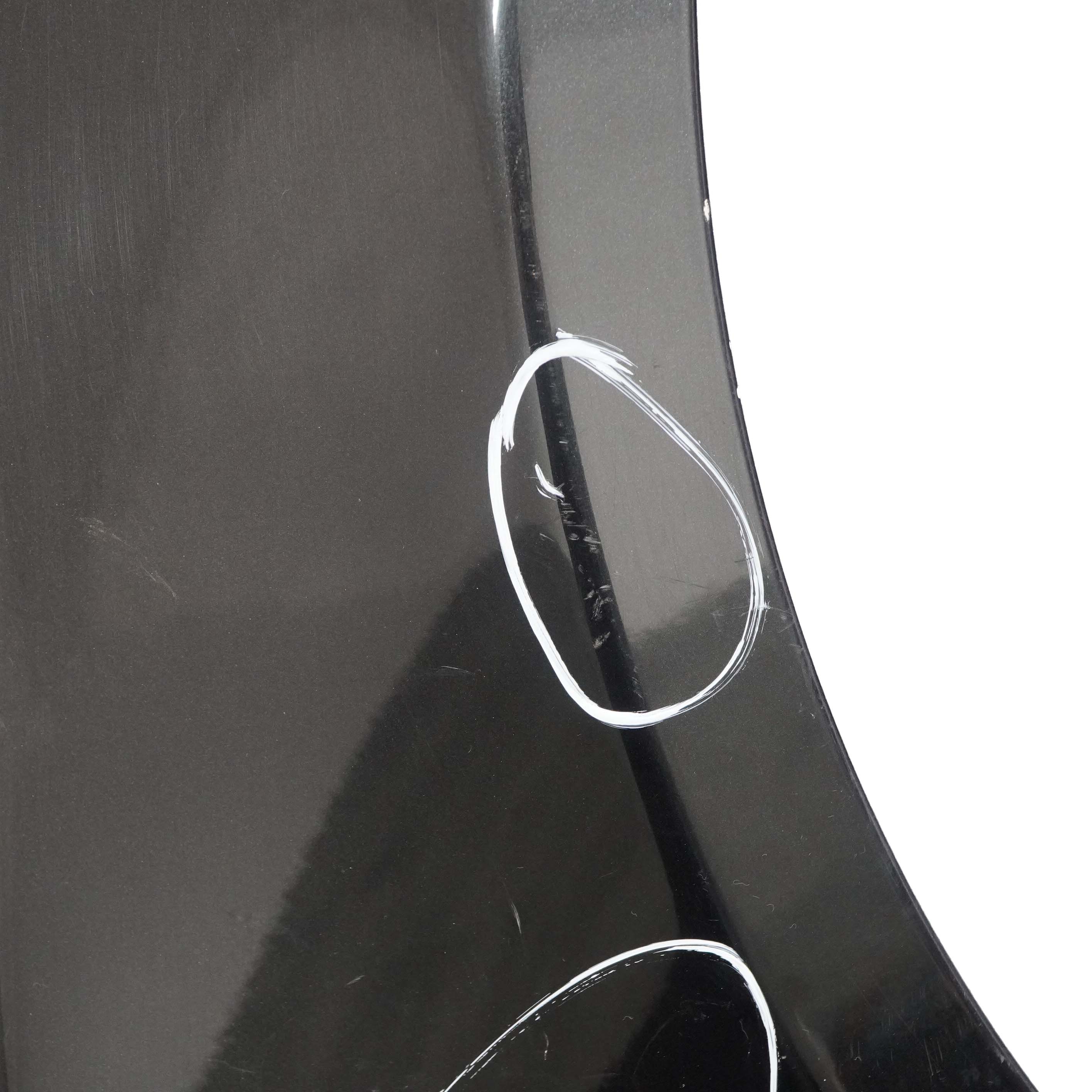 £BMW E60 Side Wing Panel Fender Front Right O/S Black Sapphire Metallic - 475