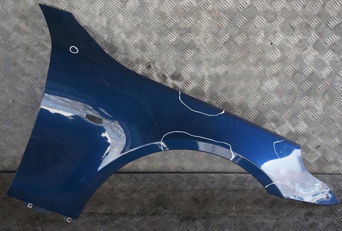 BMW 5 Series E60 E61 1 Front Right Wing Fender Side Panel O/S Mysticblau Blue