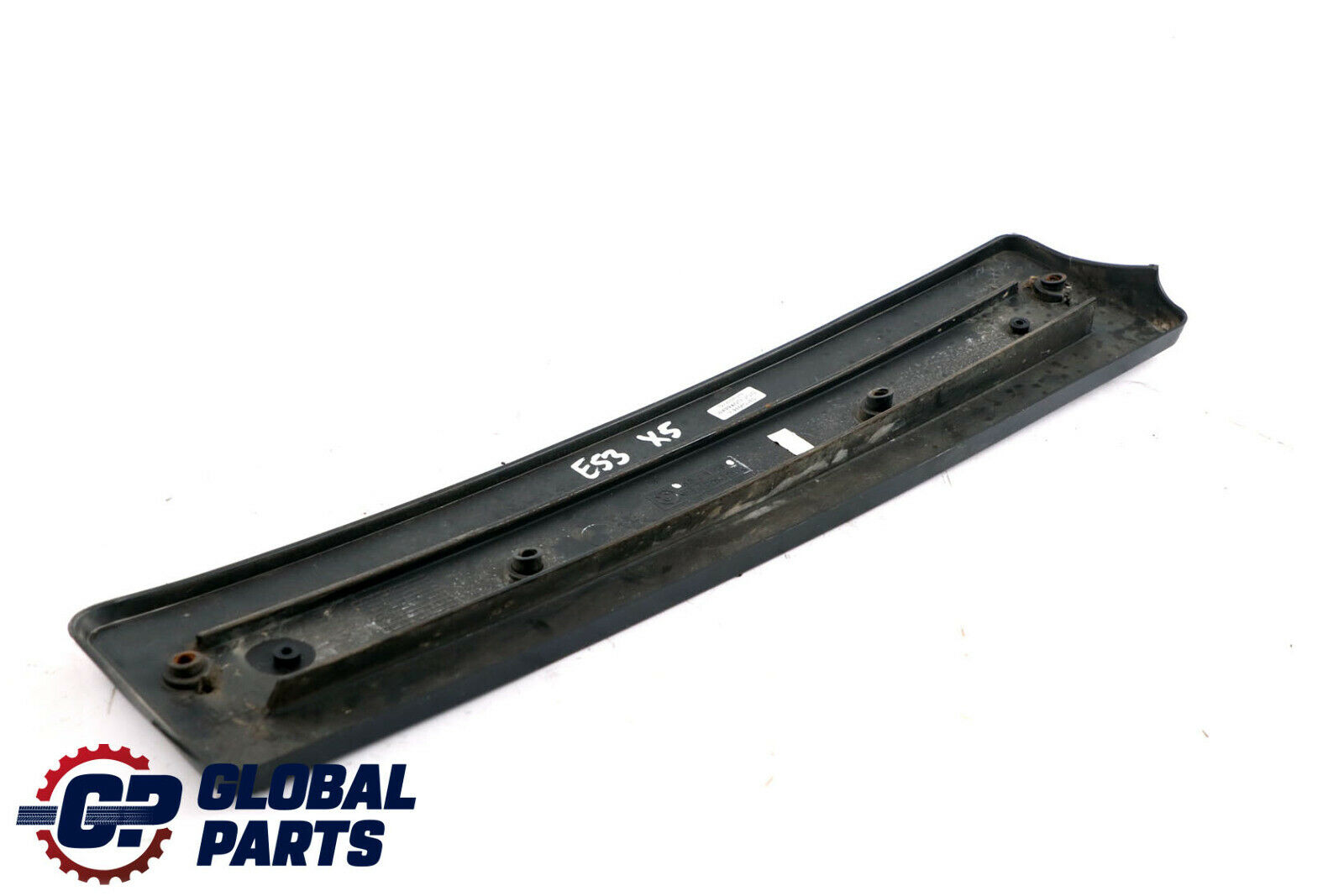 BMW X5 Series E53 Front Bumper Licence Plate Base Black 7111768