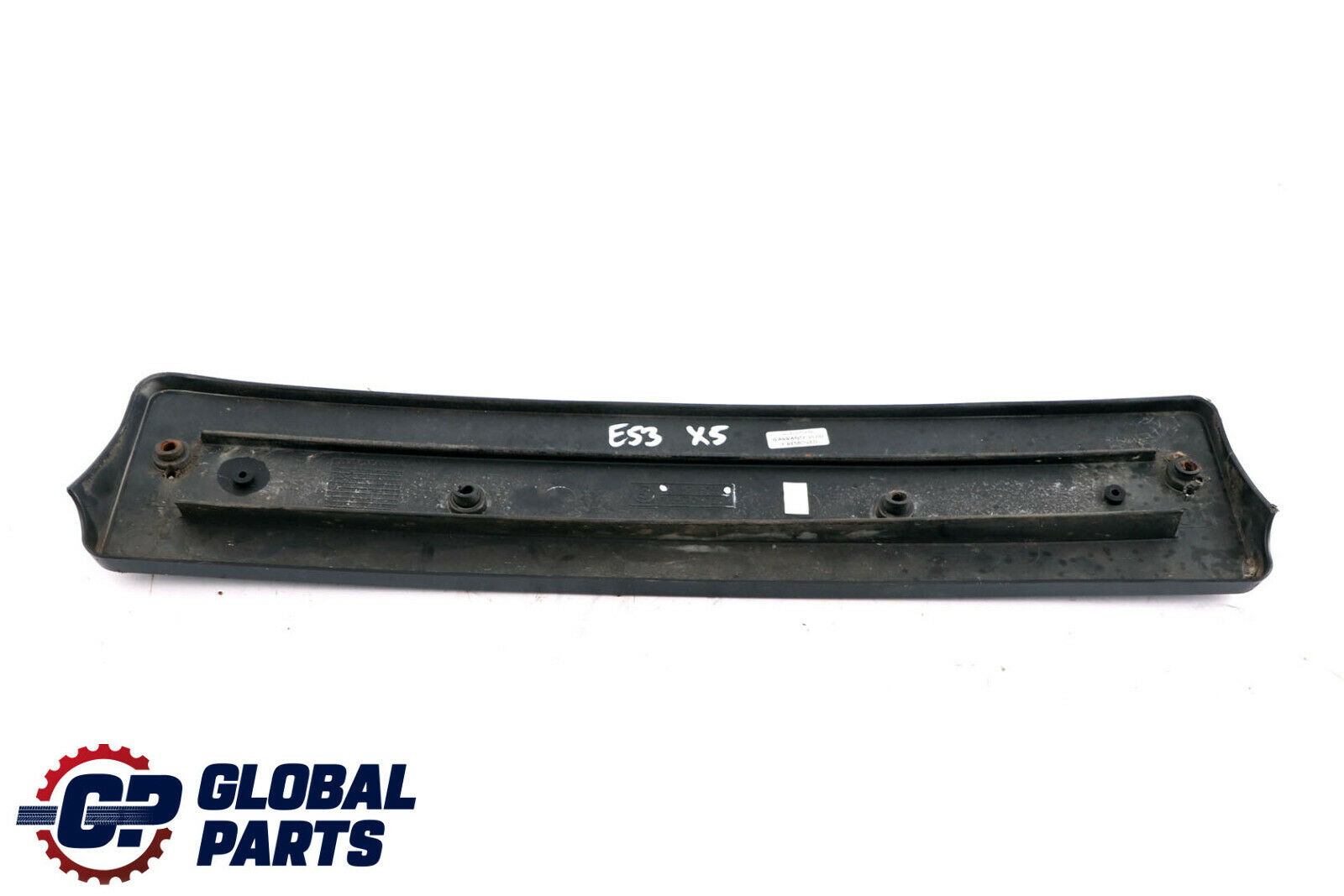 BMW X5 Series E53 Front Bumper Licence Plate Base Black 7111768