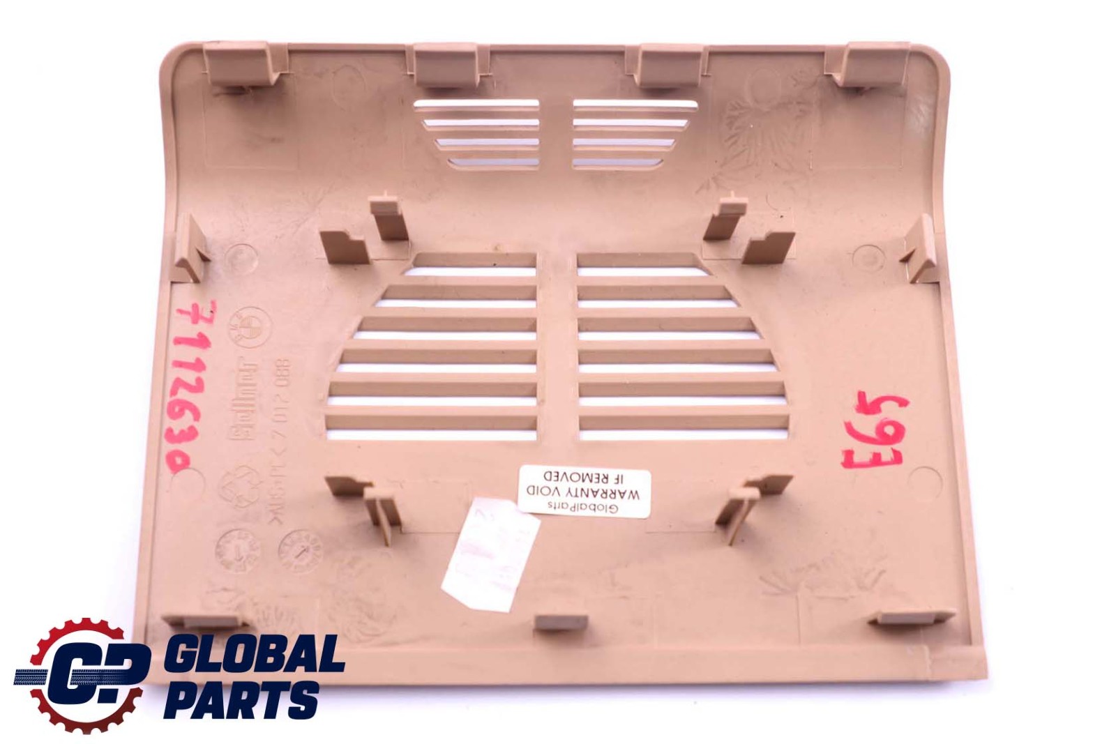 BMW 7 Series E65 E66 E67 Centre Console Rear Insert Beige 7012088