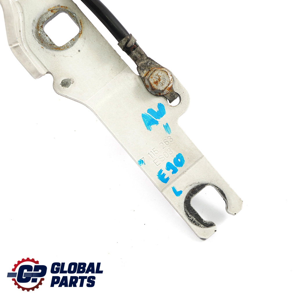 BMW 3 E90 E92 Front Left Engine Bonnet Hinge N/S Alpinweiss III Alpine White