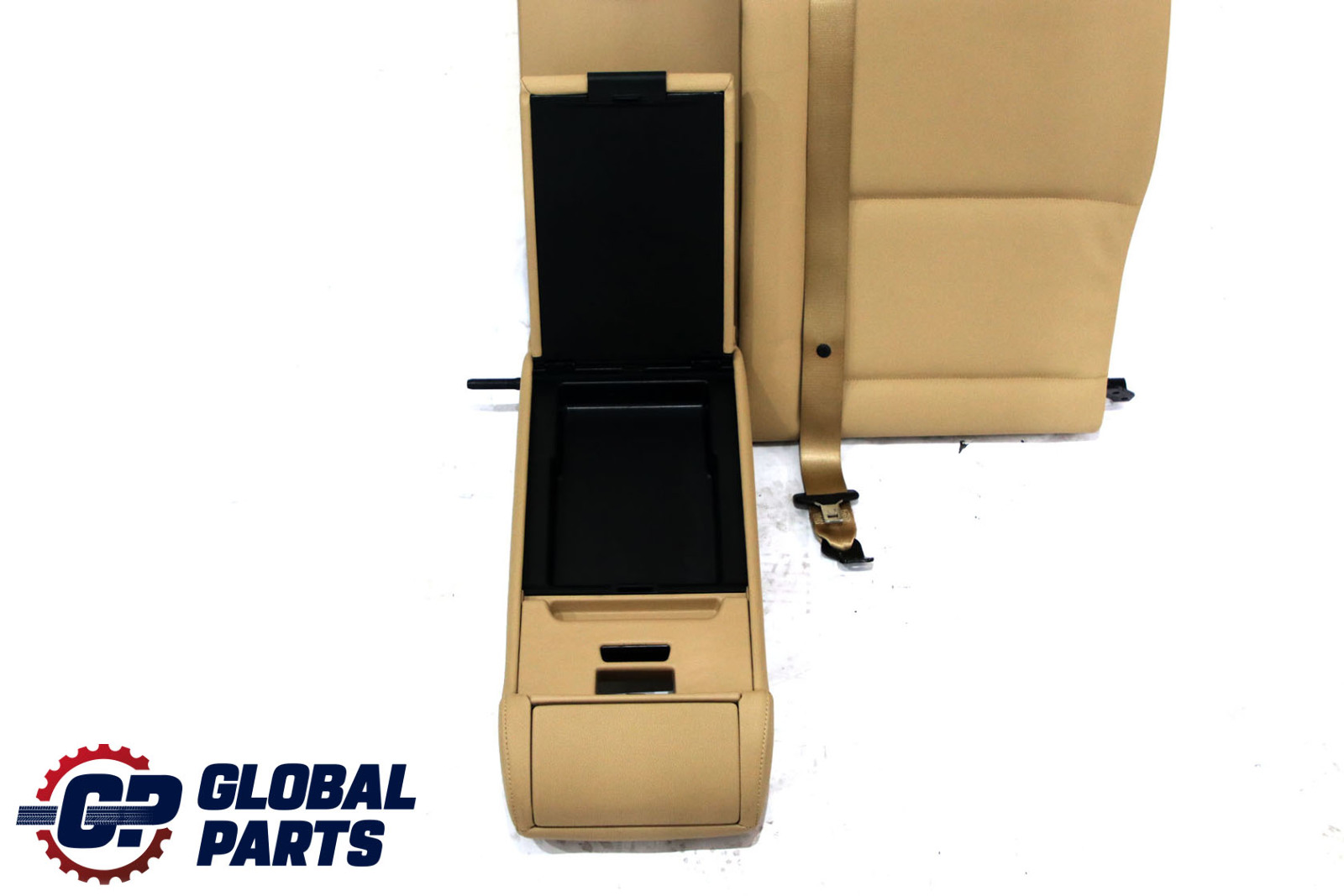 BMW 5 E61 Touring Sitzbezug Rückenlehne Hinten Links Leder Beige 7125231