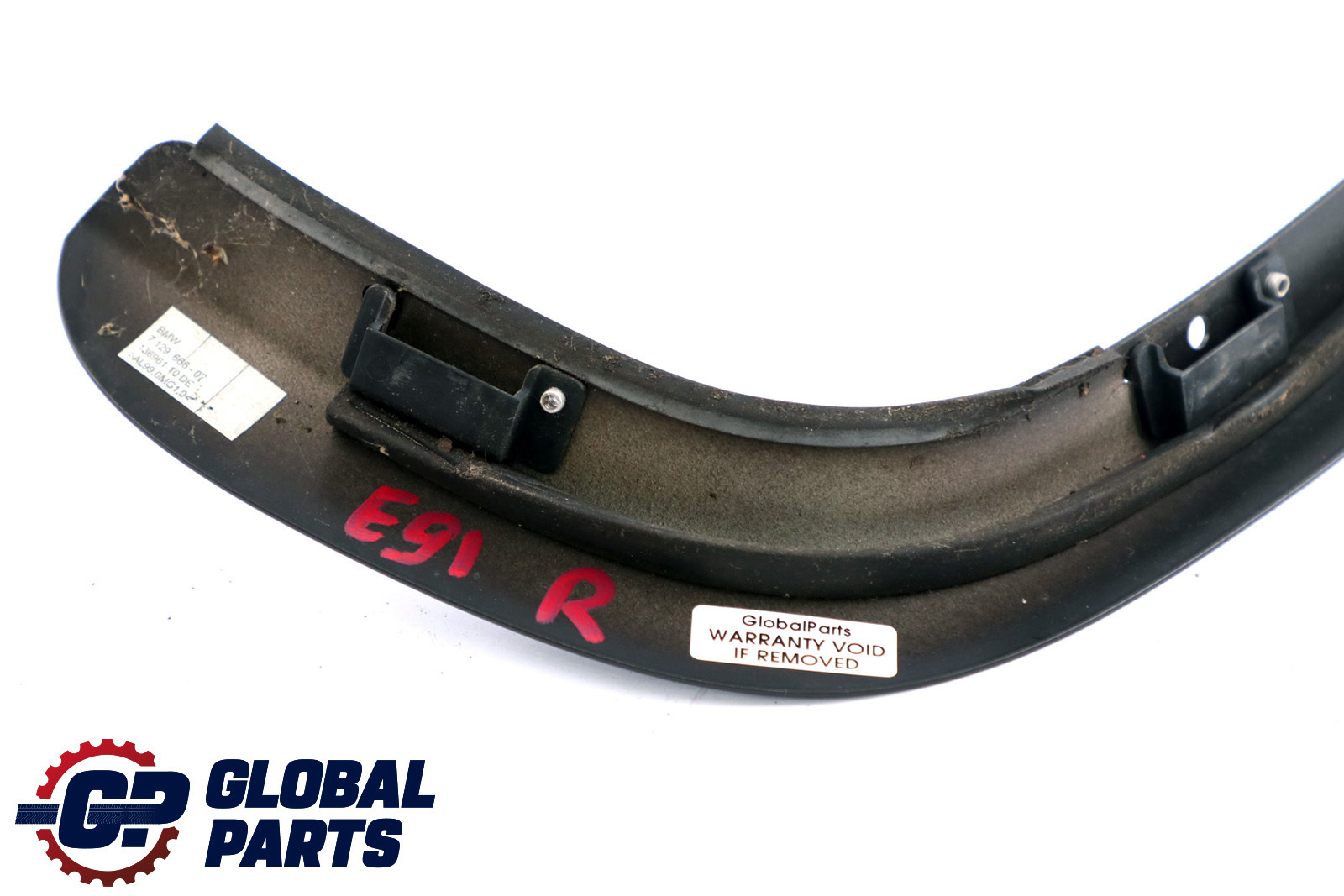 BMW E91 E91N LCI Moulding Trim Strip Side Frame Rear Right O/S Black