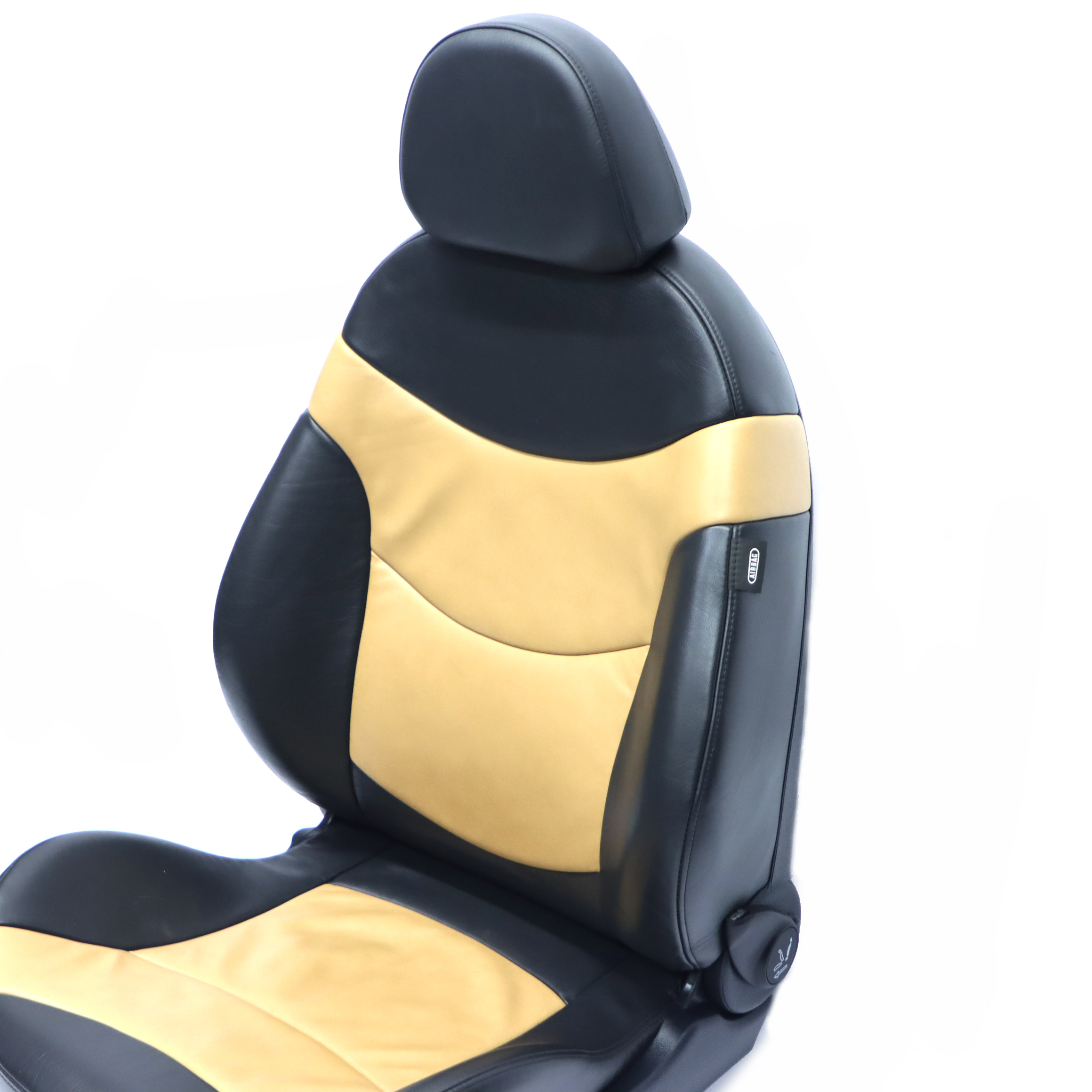 Vorder sitz Mini Cooper One R50 R53 Sport Links Interieur Leder Cordoba Beige