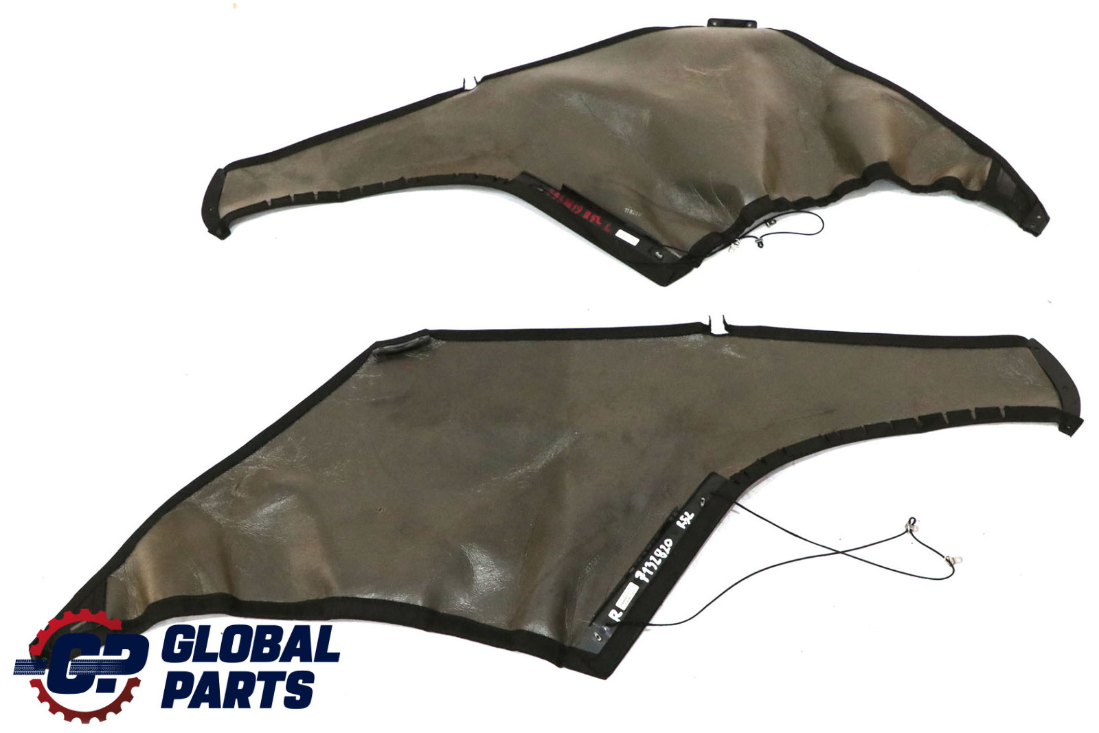 BMW Mini R52 Cabrio Folding Top Interior Left Right N/O/S Headlining Cover Set