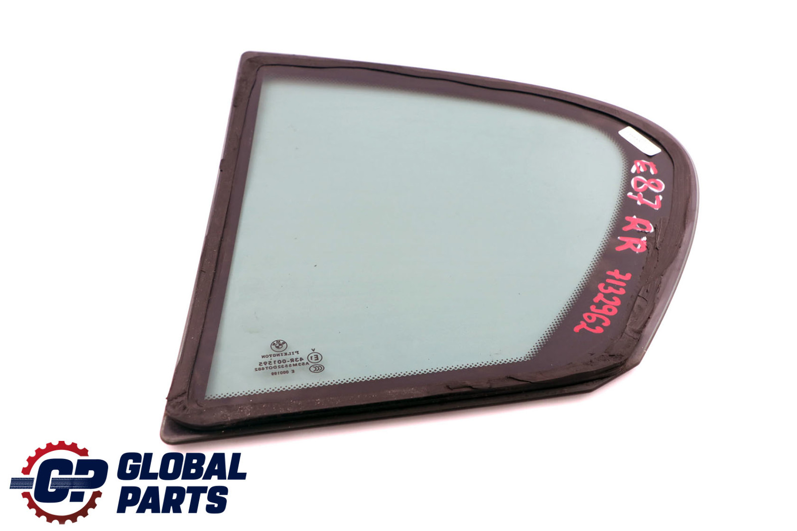 BMW 1 Series E87 E87N LCI Fixed Door Window Glass Right Rear Black AS3 O/S