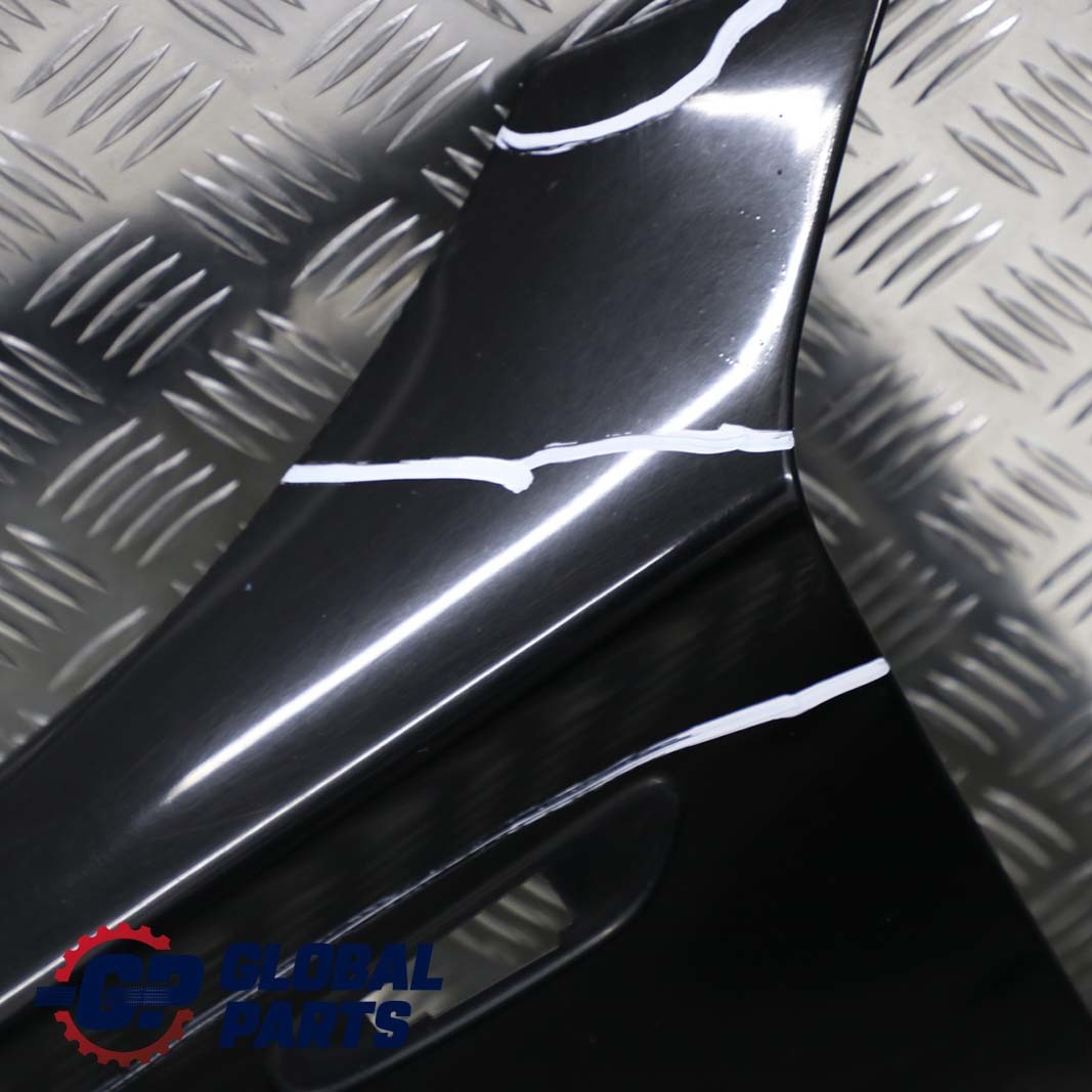 £BMW 1 E81 E87 Side Panel Wing Fender Front Left N/S Black Painted