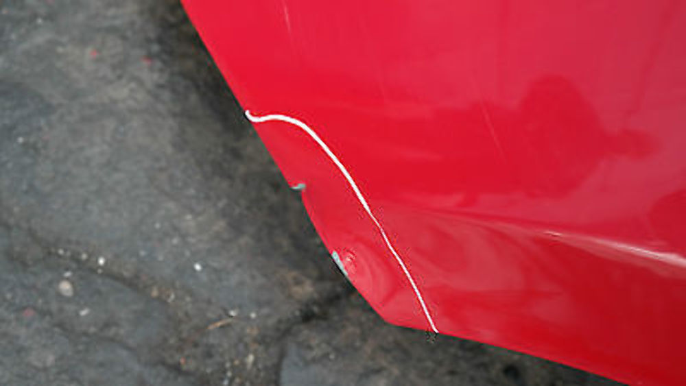 BMW 1 SERIES E81 E87 E87N Side panel wing fender front left N/S Japanrot Red