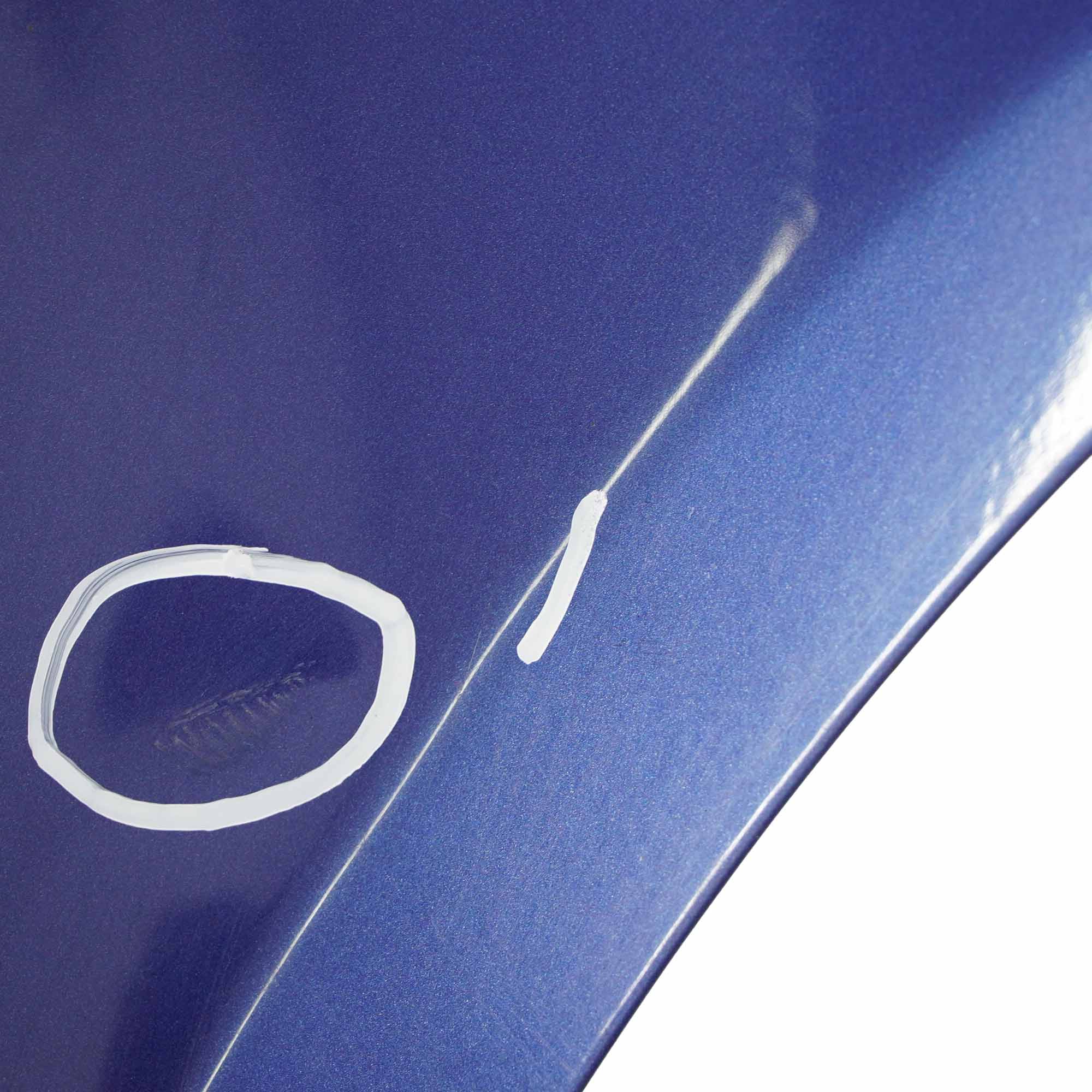 BMW E90 E91 Seitenwand Vorne Links Kotflügel Montegoblau Montego Blau - A51