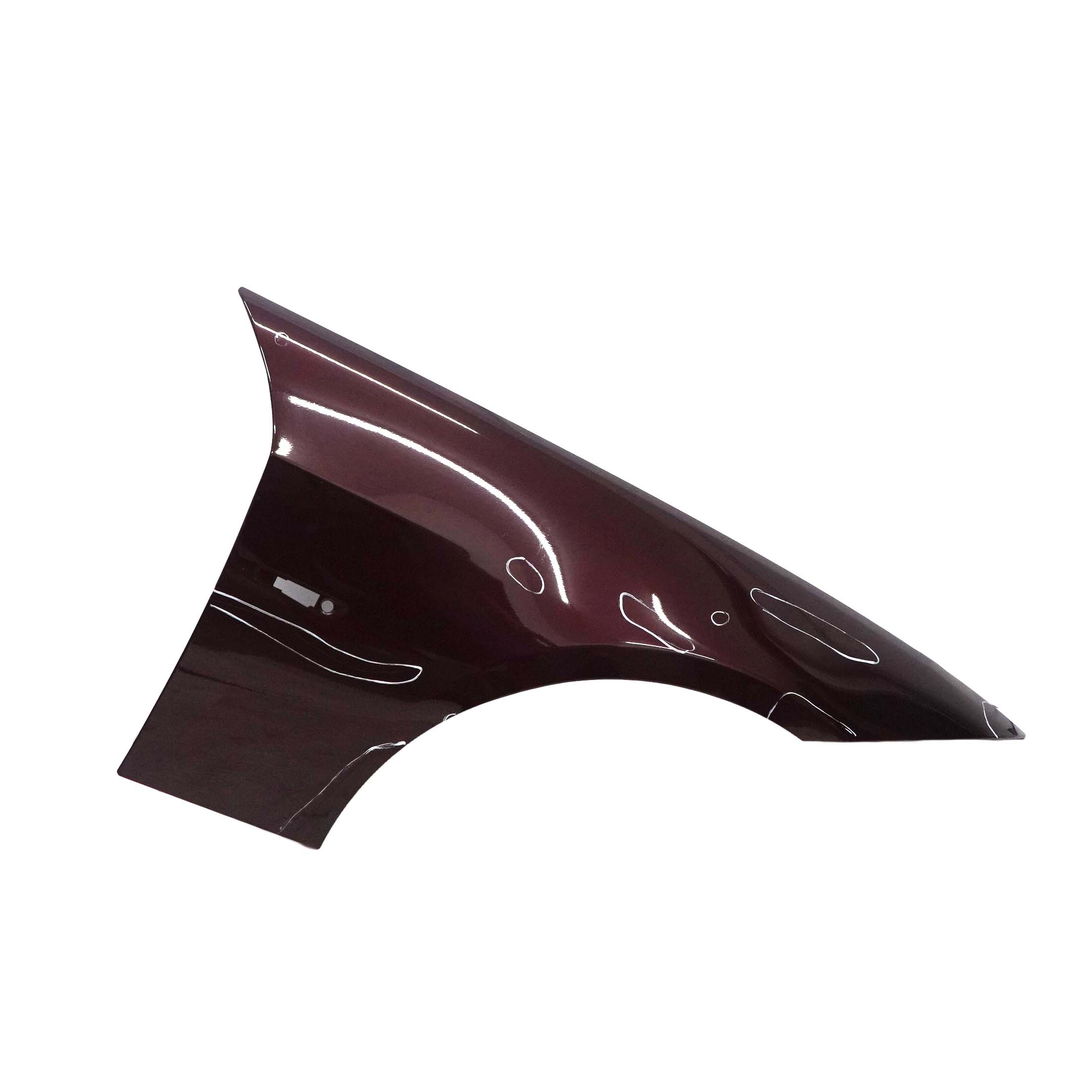 BMW 3 E90 E91 Side Panel Fender Wing Front Right O/S Barberarot Red - A39