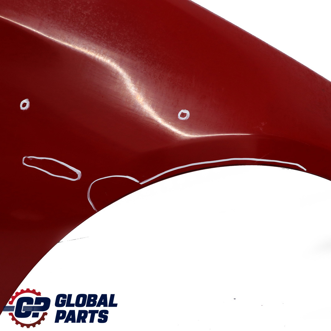 BMW 3 E90 E91 Side Panel Fender Wing Front Right O/S Karmesinrot Karmesin Red