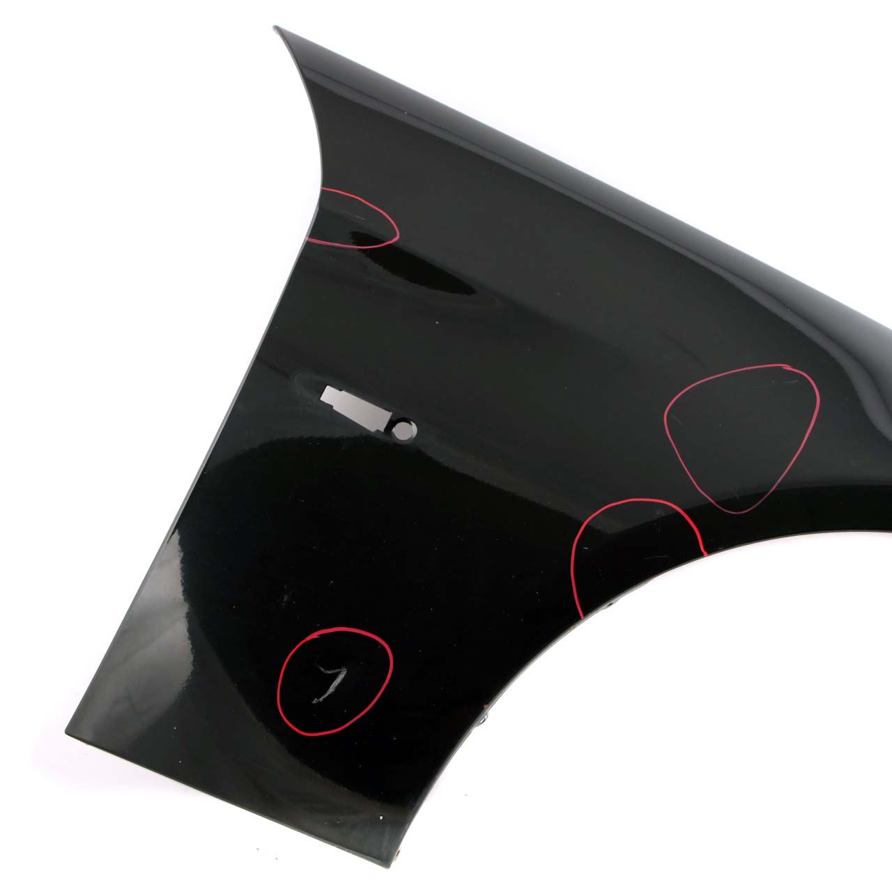 BMW E90 E91 Side Wing Panel Fender Front Right O/S Black Schwarz 2 - 668