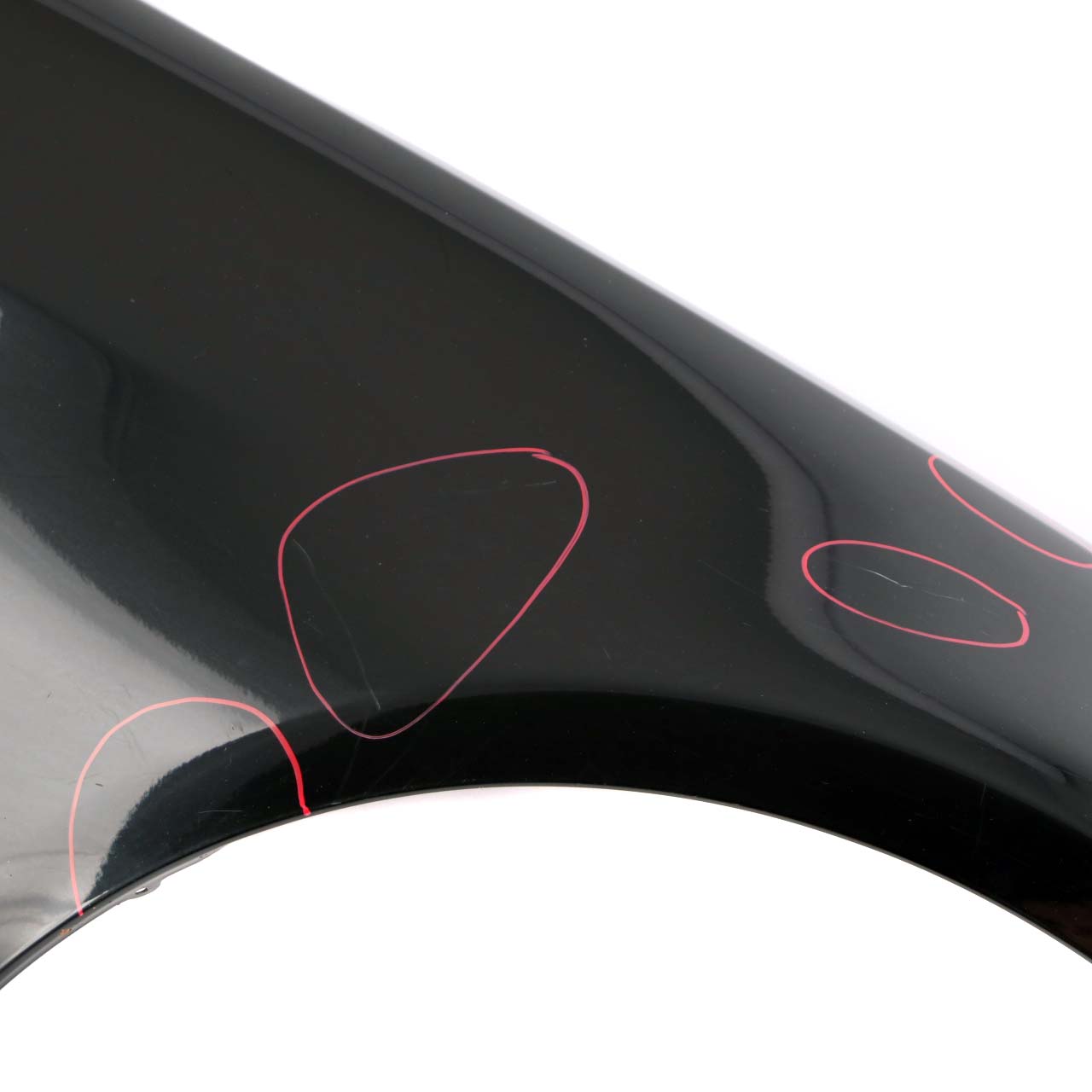 BMW E90 E91 Side Wing Panel Fender Front Right O/S Black Schwarz 2 - 668