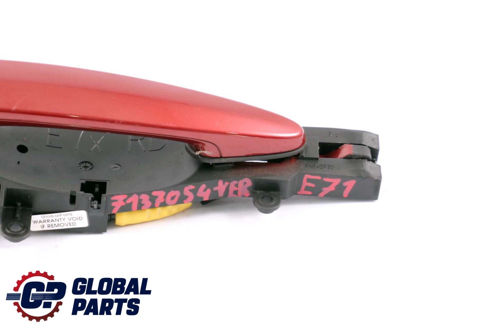 BMW X5 X6 Series E70 E71 Rear Right Grab Handle O/S Exterior Vermilion Red A82