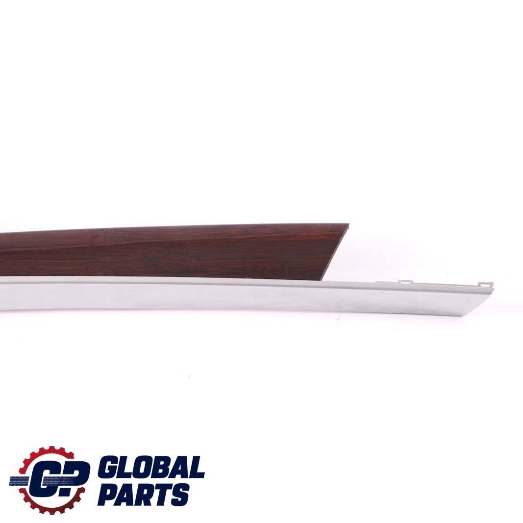 BMW X5 Series E70 Trim Door Rear Left N/S Strip Cover Wood Bamboo Grain Dark